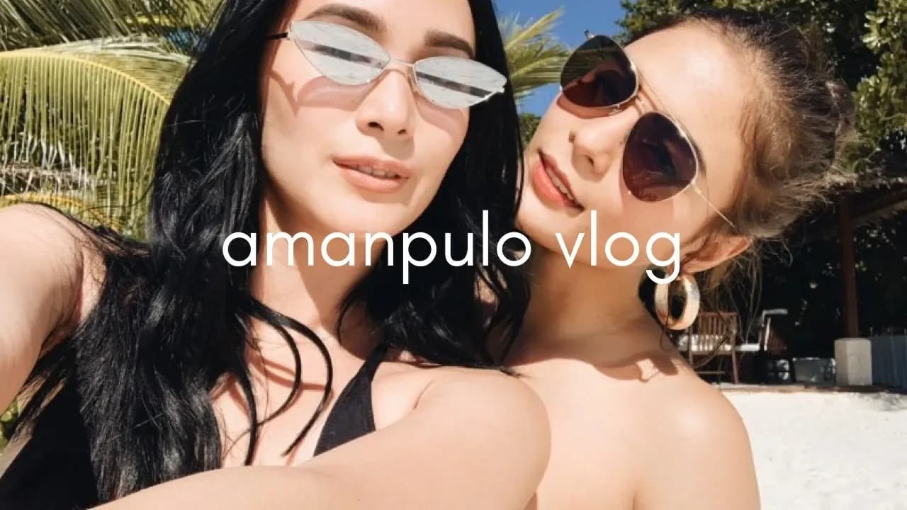 AMANPULO TRAVEL VLOG WITH LOVI POE  | Heart Evangelista