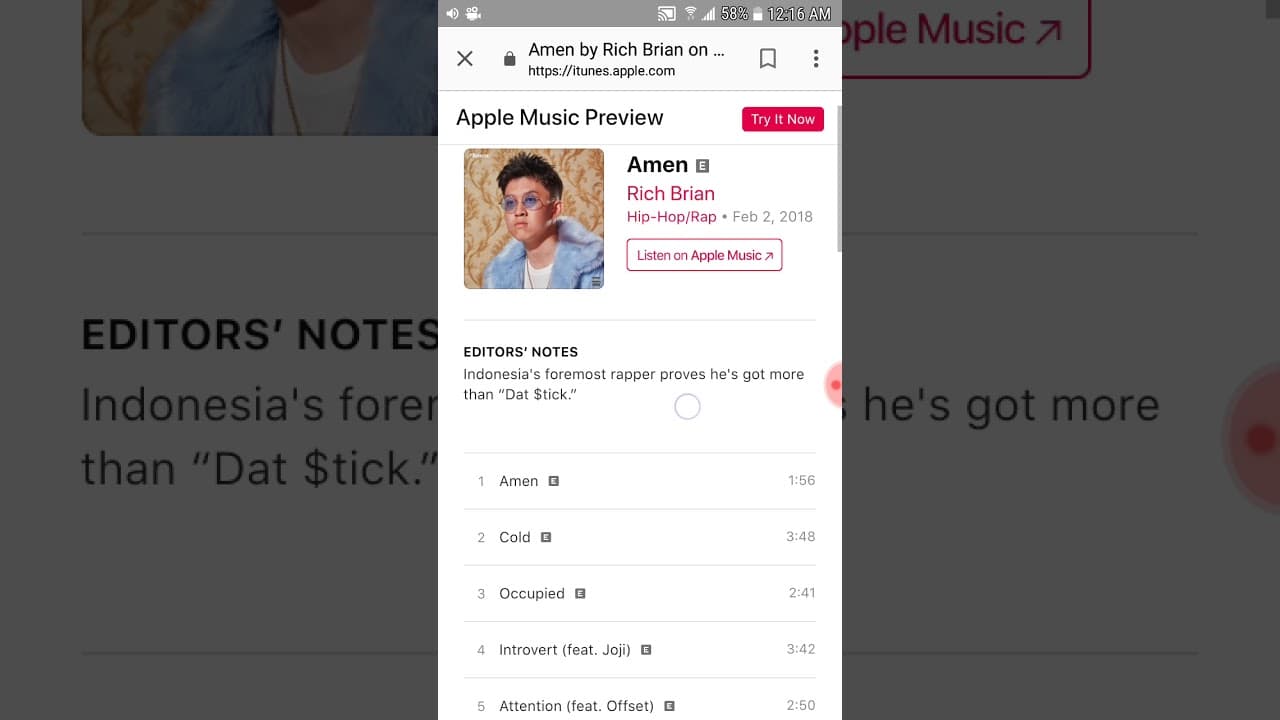 Rich Brian AKA rich chigga amen album review