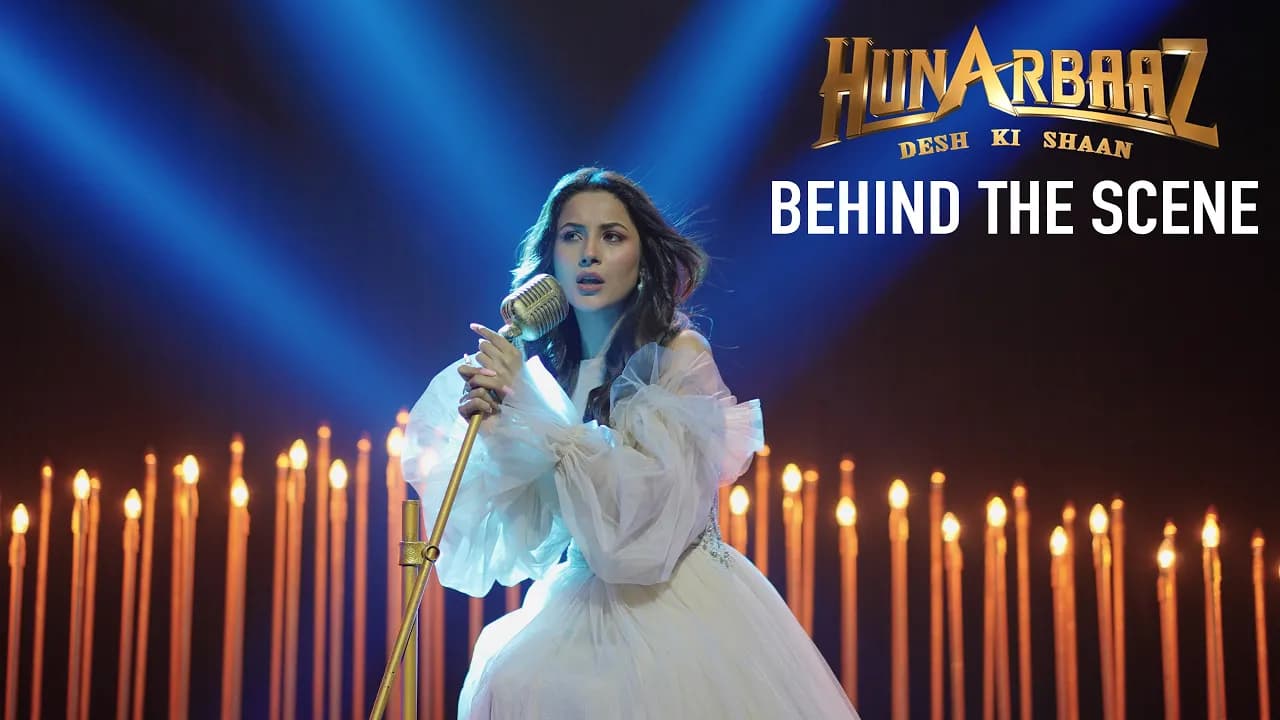 From the sets of Hunaarbaz | Behind The Scènes | Shehnaaz Gill