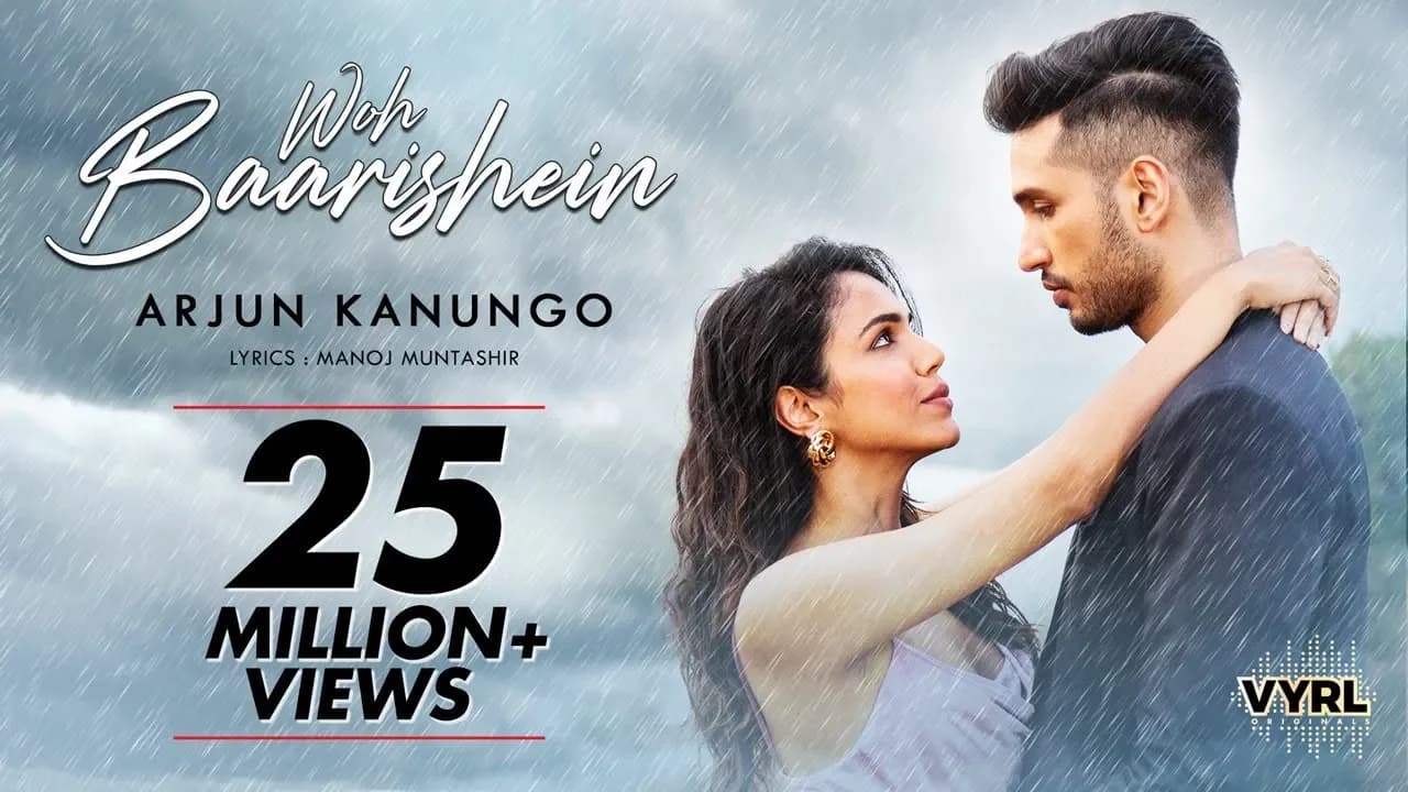Woh Baarishein - Arjun Kanungo ft. Shriya Pilgaonkar | Manoj Muntashir | Official Music Video