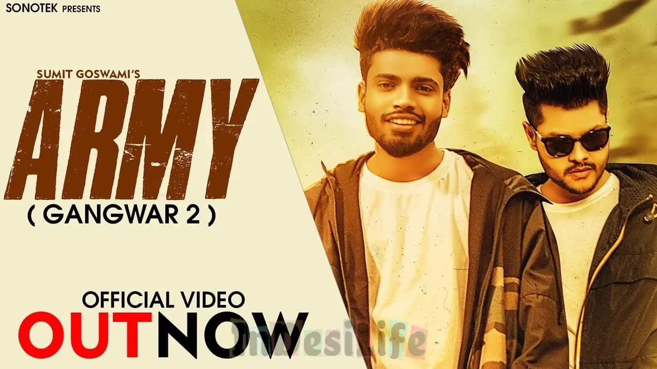 Sumit Goswami | ARMY | Latest Haryanvi New Song 2020 | Sonotek Live
