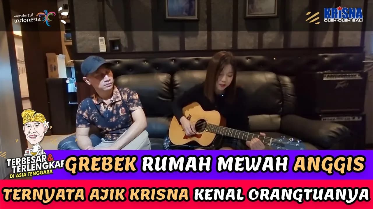 Grebek Rumah dan Studio Mewah Anggis Devaki, Ternyata Ajik Krisna Kenal Orang Tuanya