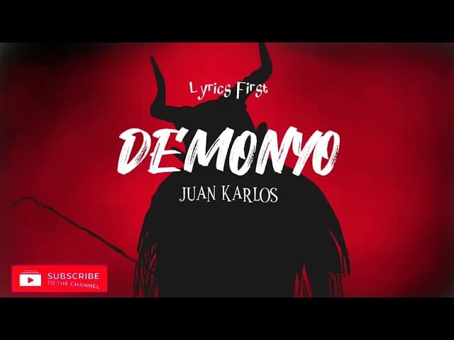 DEMONYO - Juan Karlos (lyric video)