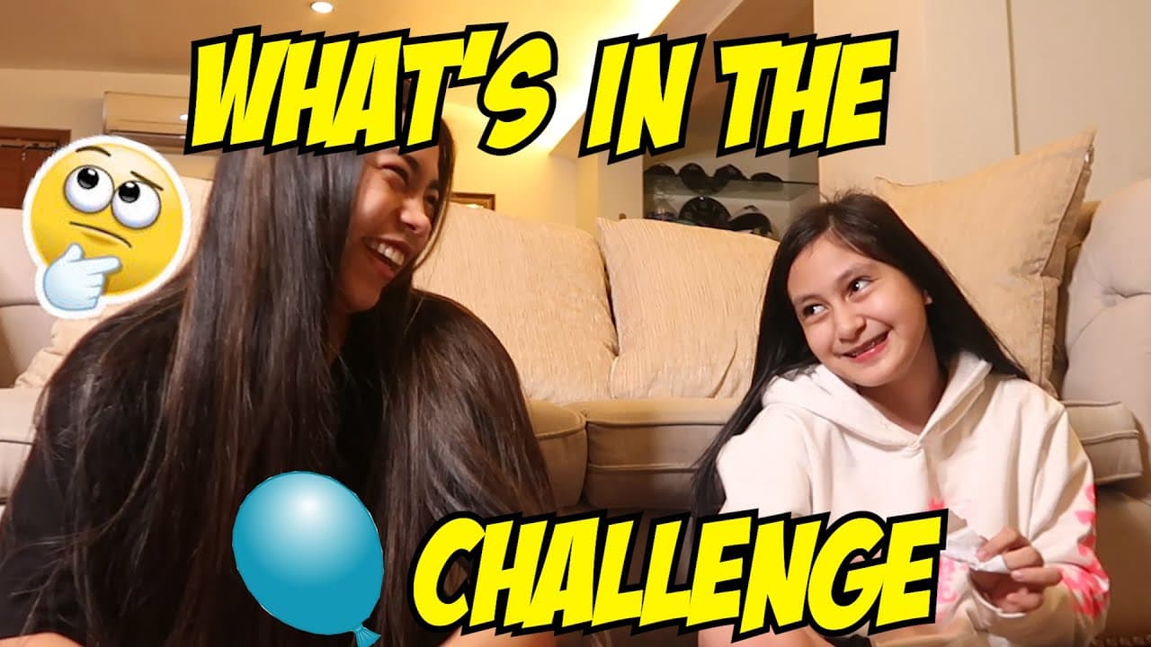 WHAT'S IN THE BALLOON CHALLENGE WITH ATE RANA HARAKE | PRINCESS THEA