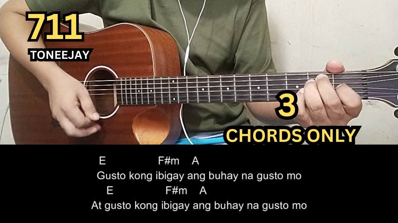 711 -  Toneejay | Guitar Tutorial | Guitar Chords