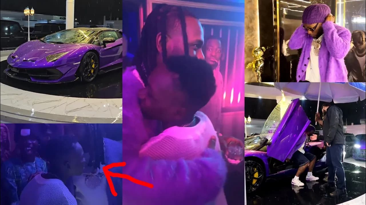 Burnaboy gifts 10 million naira to Seyi Vibez artist Muyeez