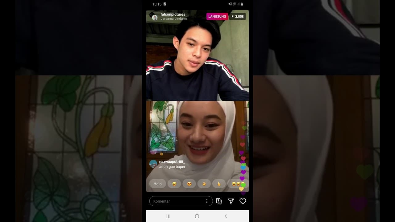 Live IG Rey Mbayang dan Dinda Hauw 18 Juni 2020 Part 1