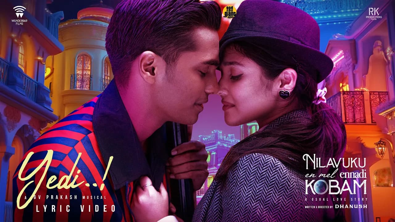 Yedi - Lyric Video | Dhanush | Pavish | Anikha | GV Prakash | Jonita Gandhi #NEEK