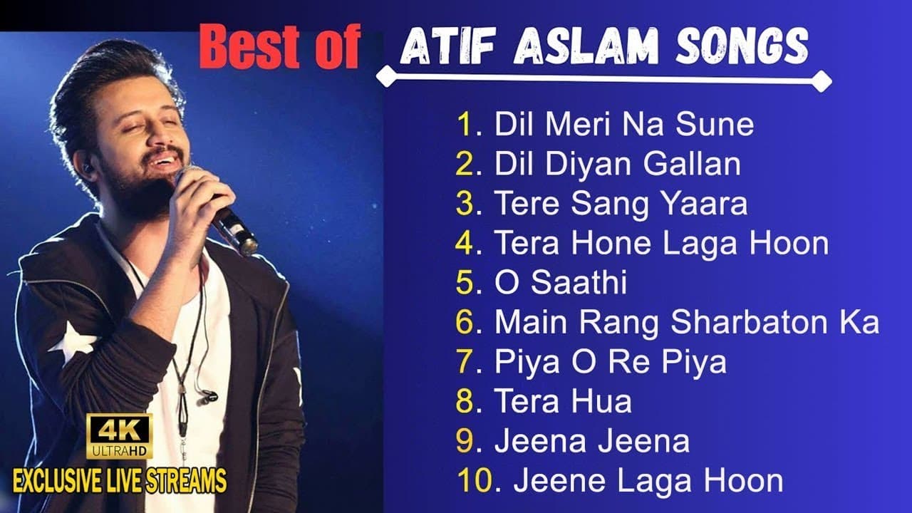 🔴 Live | Best Of Atif Aslam | Atif Aslam Top 10 Songs Jukebox | Atif Aslam Hit Songs 2024
