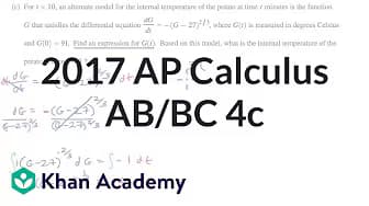 AP Calculus AB solved exams | AP Calculus AB | Khan Academy