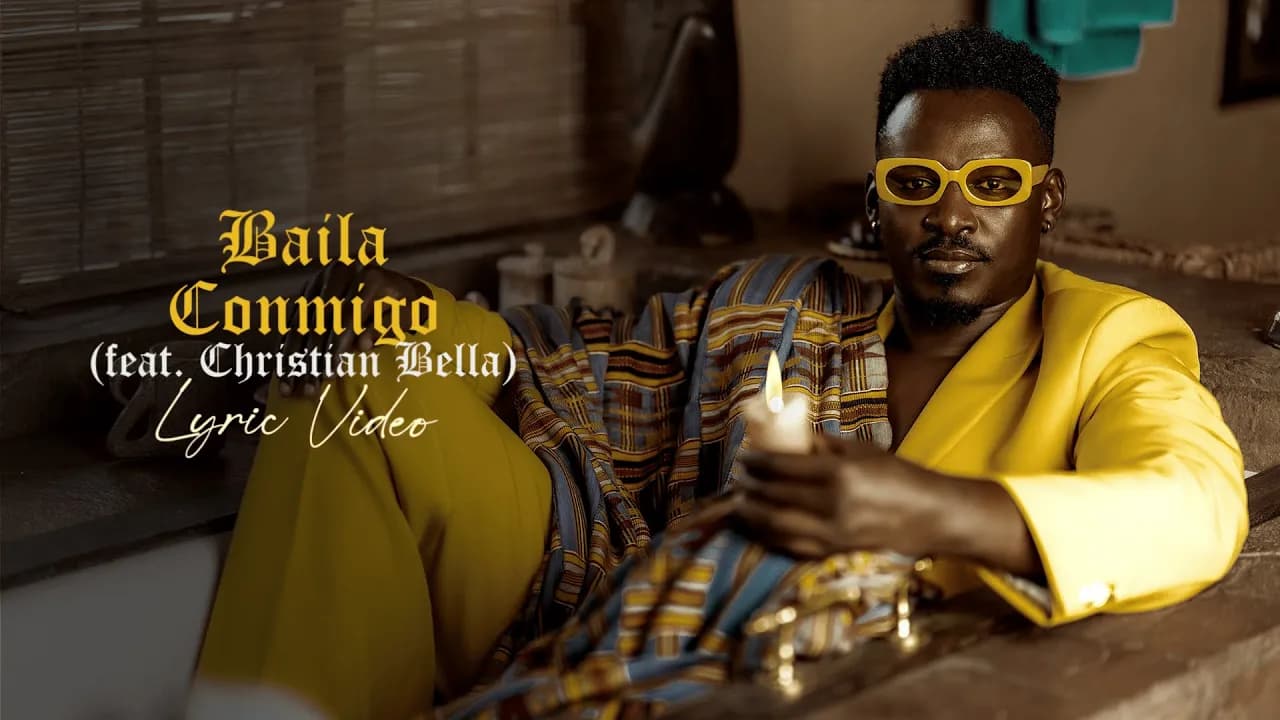 Okello Max - Baila Con Migo ft. Christian Bella (Official Lyric Video)