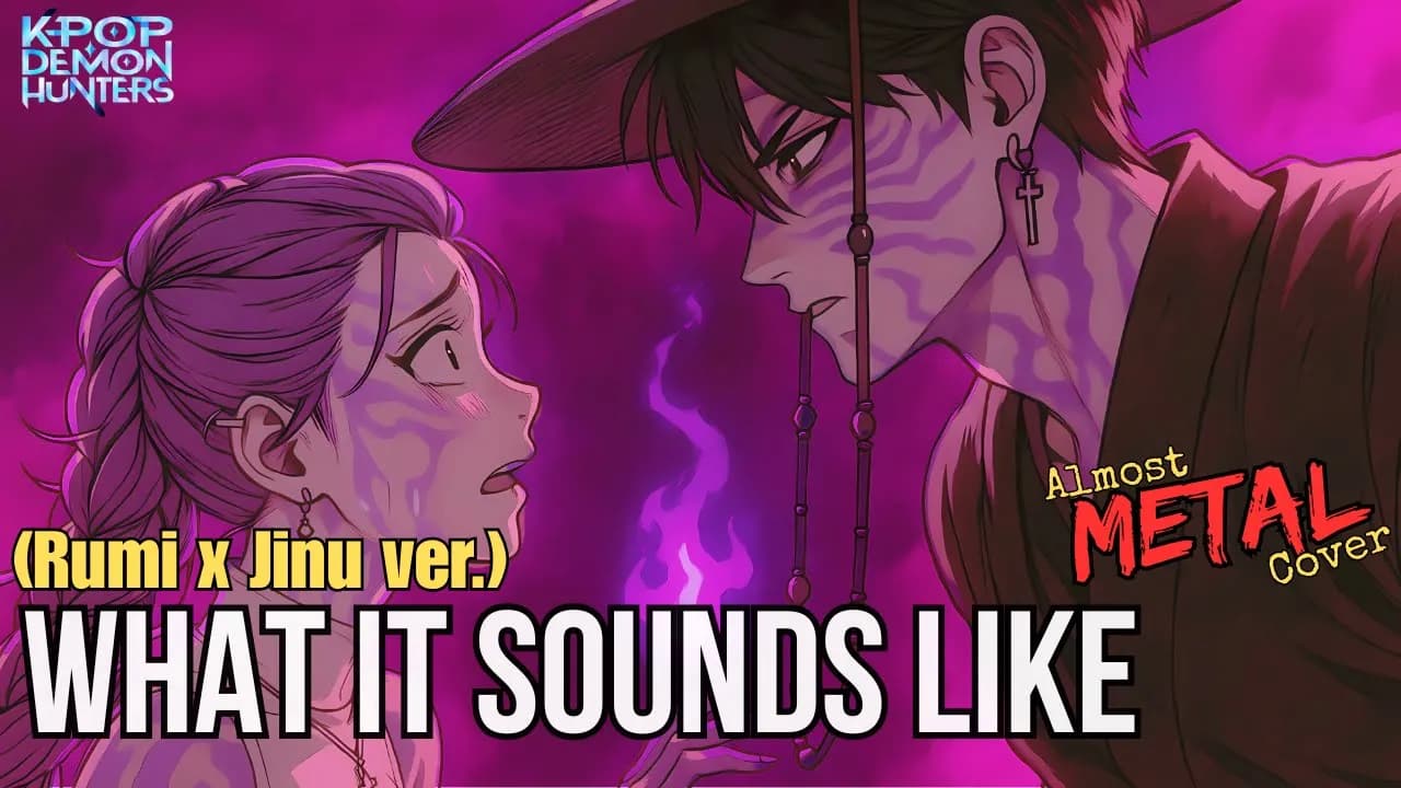 “What It Sounds Like” - Rumi x Jinu Ver. | Almost METAL Cover | K-pop Demon Hunters