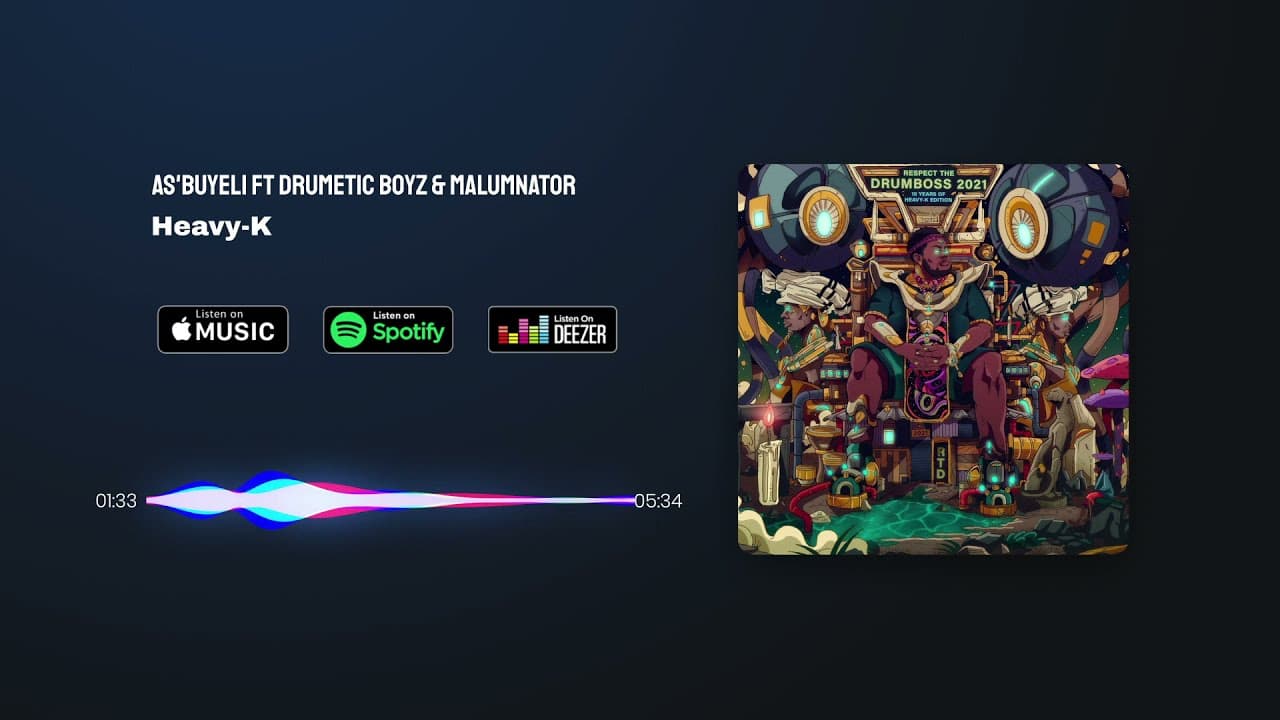 Heavy-K - As'buyeli ft Drumetic Boyz & Malumnator (Visualizer)