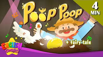 Poop-poop + More Fairy Tales | The Goose that Laid the Golden Eggs | English Song and Story