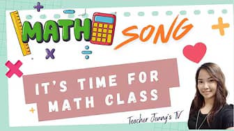 MATH SONG - IT'S TIME FOR MATH CLASS #maths #mathsong #songforkids #mathematics