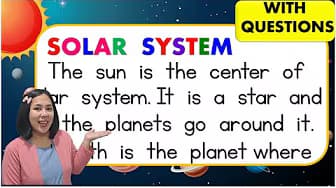 Advanced Reading Comprehension | Solar System | Drop Everything and Read | Teacher Aya Online Tutor