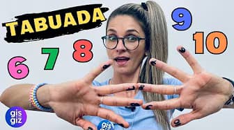 Basic Mathematics - How to Learn the Multiplication Tables for 6, 7, 8, 9, and 10 on Your Fingers \Prof. Gis/