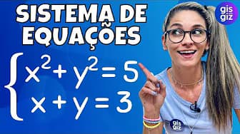Second-Degree Equation System by Substitution | 9th Grade \Prof. Gis/