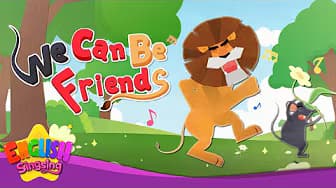 We Can Be Friends! - The Lion and the Mouse - Fairy Tale Songs For Kids by English Singsing