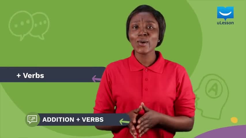 Parts of Speech - Adverbs - 4 - Addition + Verbs