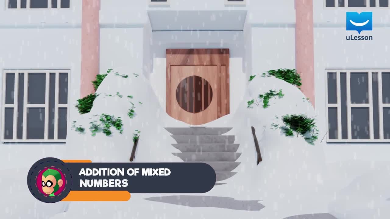 Fractions - Fractions 1 - Addition of Mixed Numbers