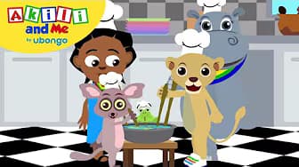 STORYTIME: Frog Feast! | New Words with Akili and Me | African Educational Cartoons