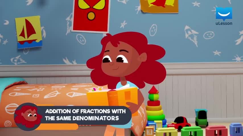 Numbers - Basic Operations in Fractions - 28 - Addition of Fractions of the Same Denominator