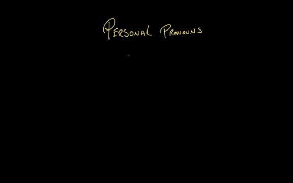 Personal Pronouns | The Parts of Speech | Grammar | Khan Academy