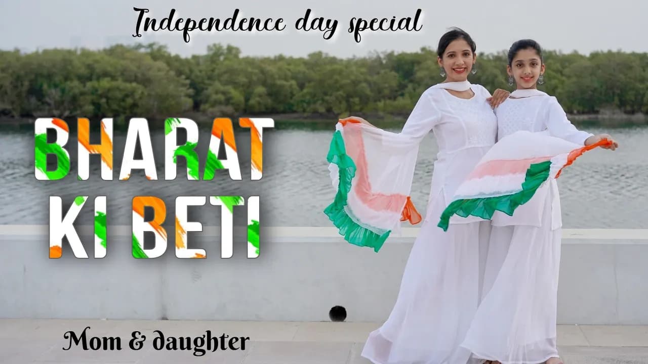 Bharat ki Beti | Patriotic dance cover | independence day special | Nivi and Ishanvi | Laasya