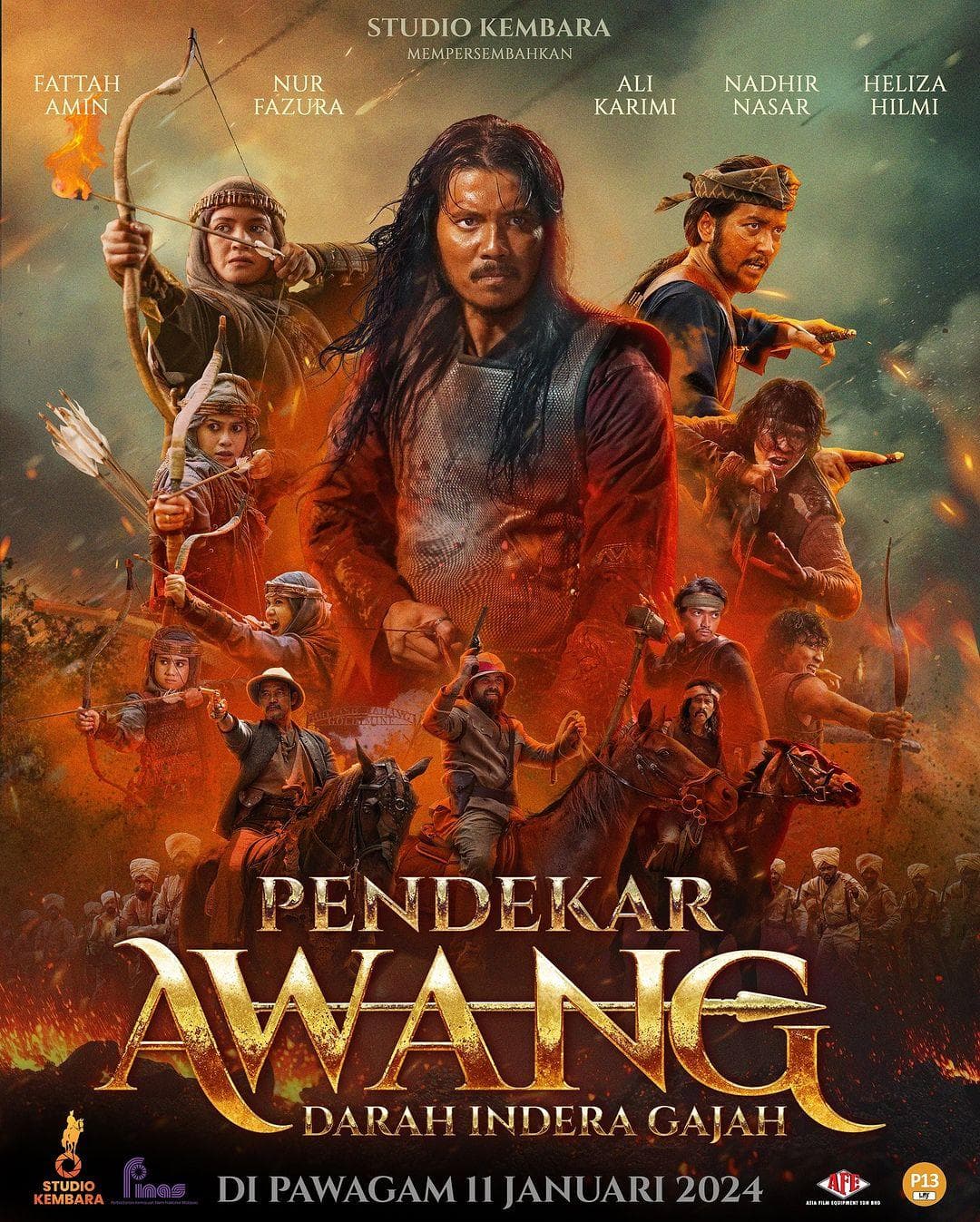 Warrior Awang and Master Tok Gajah