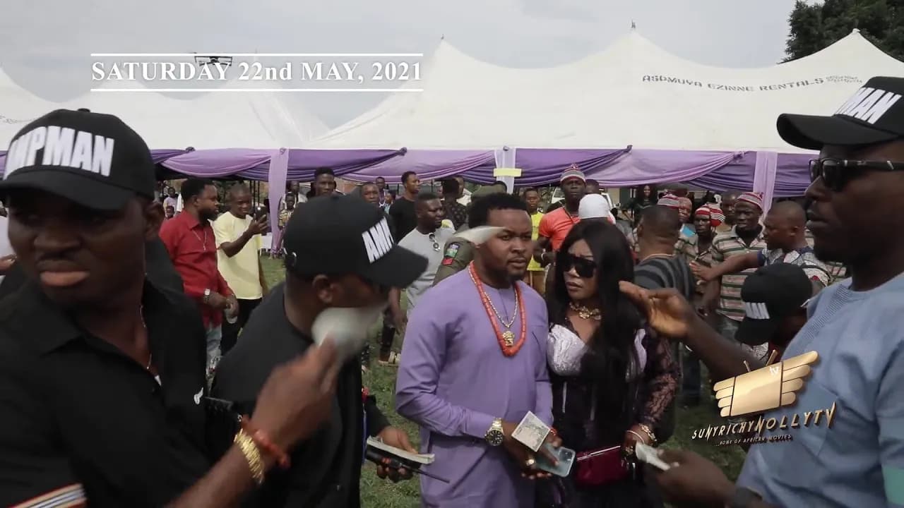SUNYRICHY BURIES HIS FATHER IN GRAND STYLE & NOLLYWOOD STAR ACTORS PAY HIM CONDOLENCE VISIT IN AGBOR