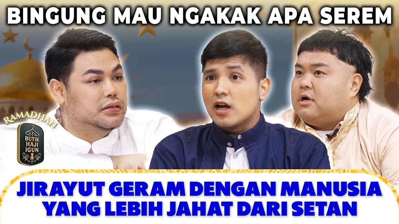 IGUN SURUH KENTA LOG IN! JIRAYUT: “DIA SUDAH BELAJAR AL-QURAN” | BUTIK HAJI IGUN
