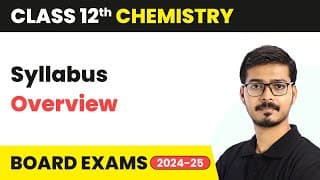 Class 12 Chemistry (By Hemant Sir) | Complete CBSE Course | All Chapters Available | Useful for IIT-JEE/NEET | Session 2024-25