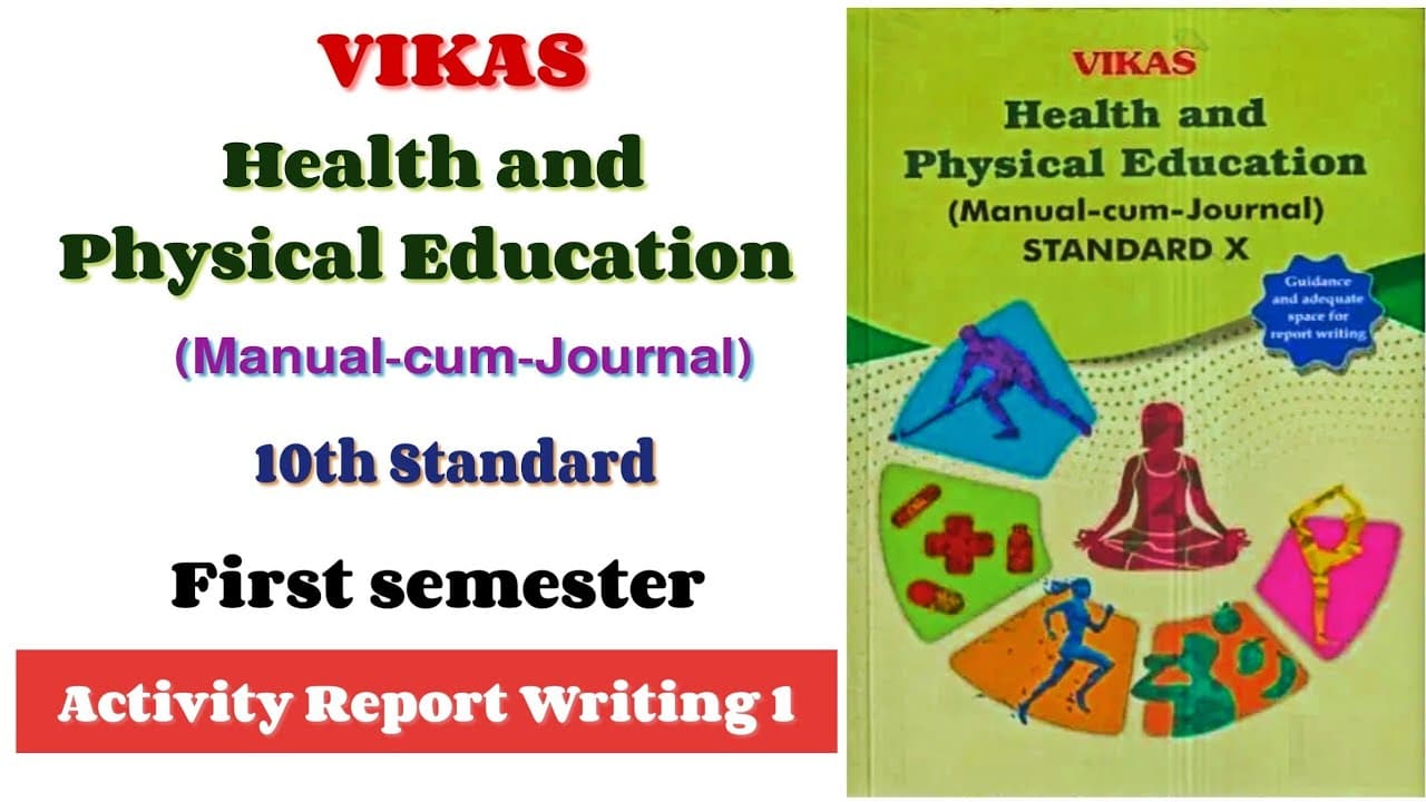 10th class vikas Health and Physical Education journal