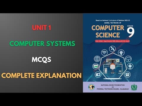 Computer Science Class 9 Federal Board 2025 | National Book Foundation