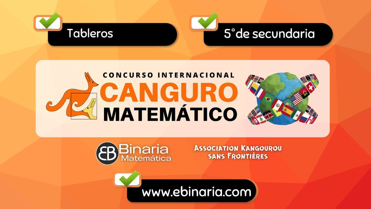 CANGURO MATEMÁTICO 🦘📐 📌 Grado: 5° DE SECUNDARIA
